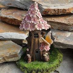 Spring Petals Solar Fairy House