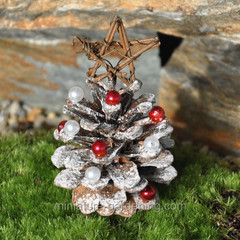 Spreading Christmas Cheer Pinecone Tree