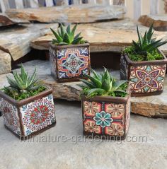 Festive Moroccan Designs in the Fairy Garden, miniature-gardening