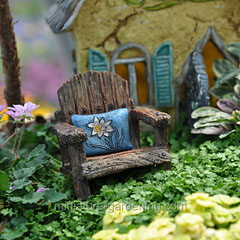 Fairy Chair with Flower Pillow