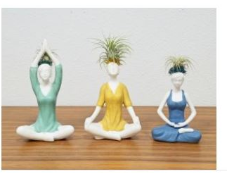 Yoga Air Plant Figurines