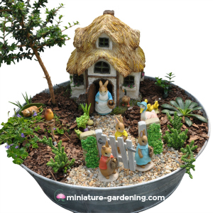 Miniature Gardening Peter Rabbit and Friends