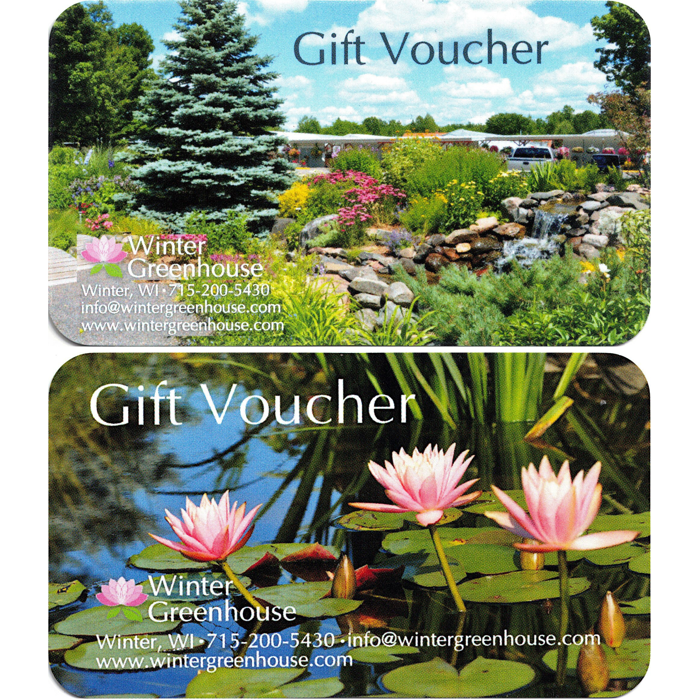 Winter Greenhouse - Gift Voucher